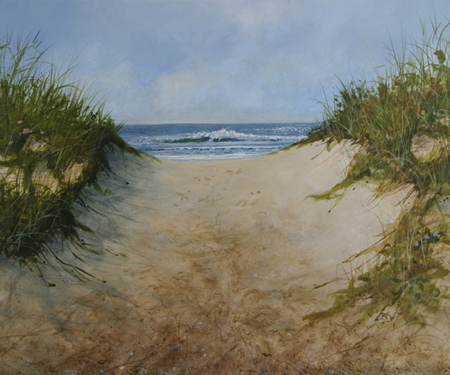 Struna Galleries of Brewster and Chatham, Cape Cod Paintings of New England and Cape Cod  - Chatham Breakers